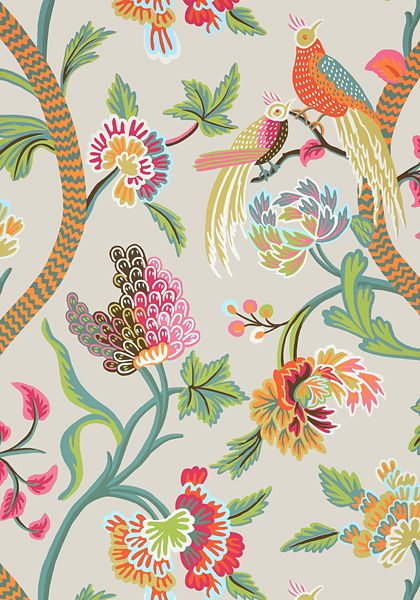papier peint motif oiseau,modèle,plante,textile,conception,fleur