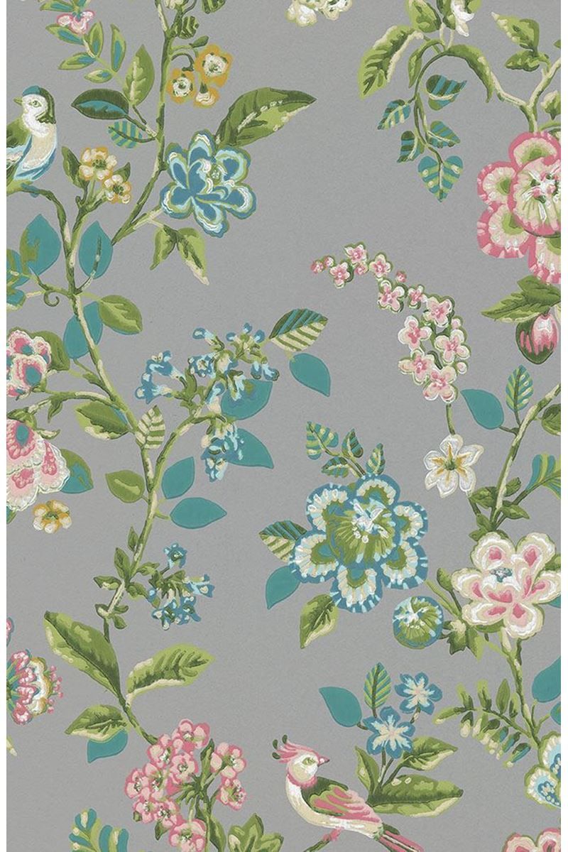 grey print wallpaper,green,pattern,wallpaper,rug,plant