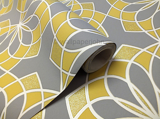 yellow and silver wallpaper,yellow,pattern,wallpaper,wall,design