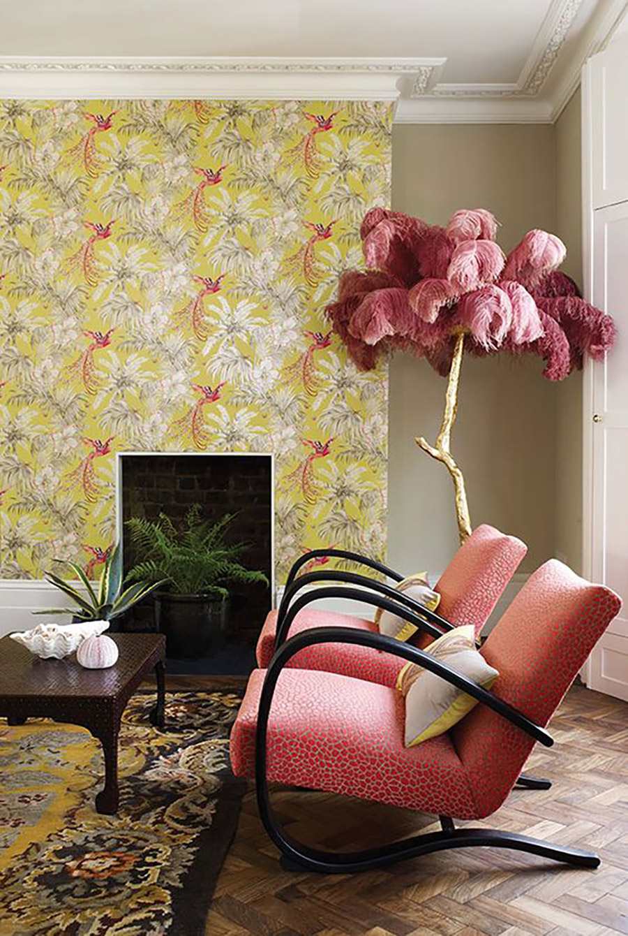 bird wallpaper for home,living room,pink,room,wallpaper,wall