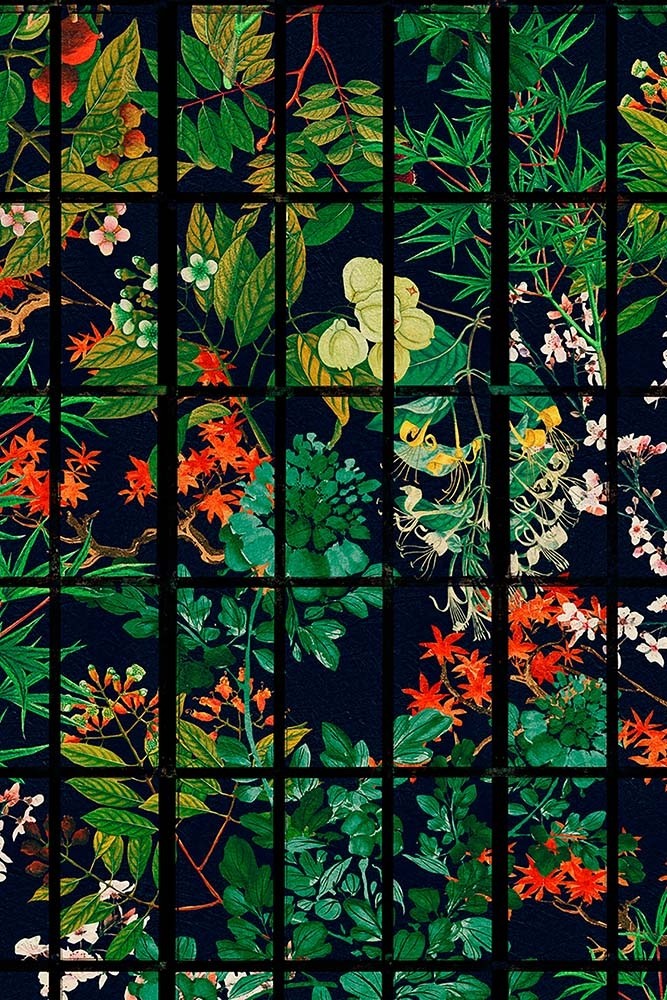papier peint japonais royaume uni,vert,feuille,modèle,arbre,plante