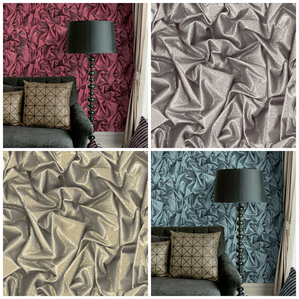 silk effect wallpaper,curtain,interior design,textile,pattern,window treatment