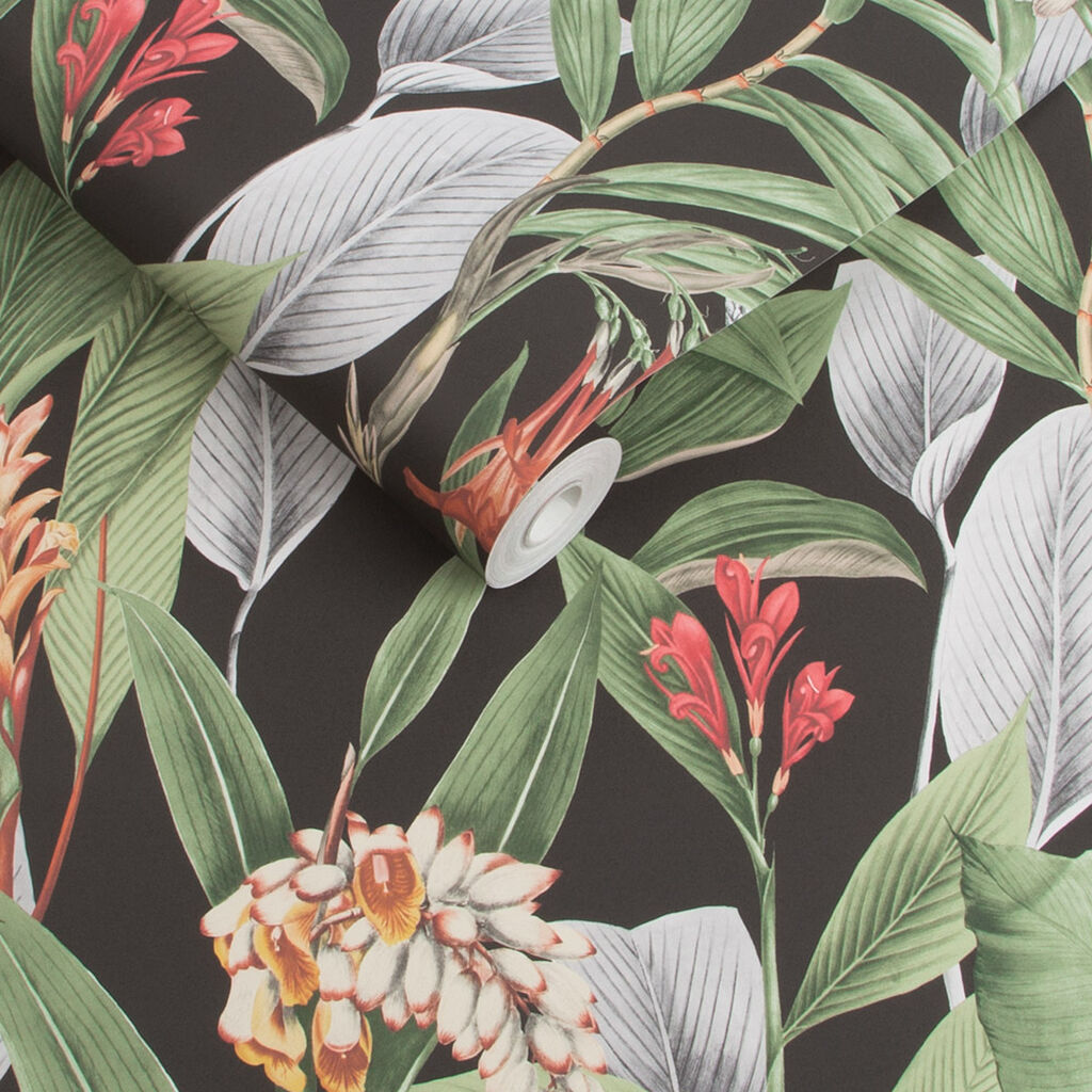 botanical wallpaper uk,leaf,pattern,plant,flower,canna lily