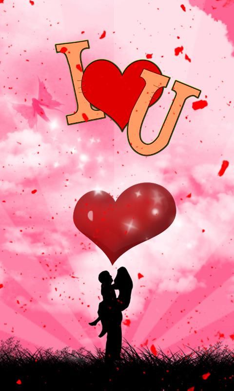 モバイル無料ダウンロードのためのアニメーションの壁紙が大好き,心臓,愛,バレンタイン・デー,図,ピンク