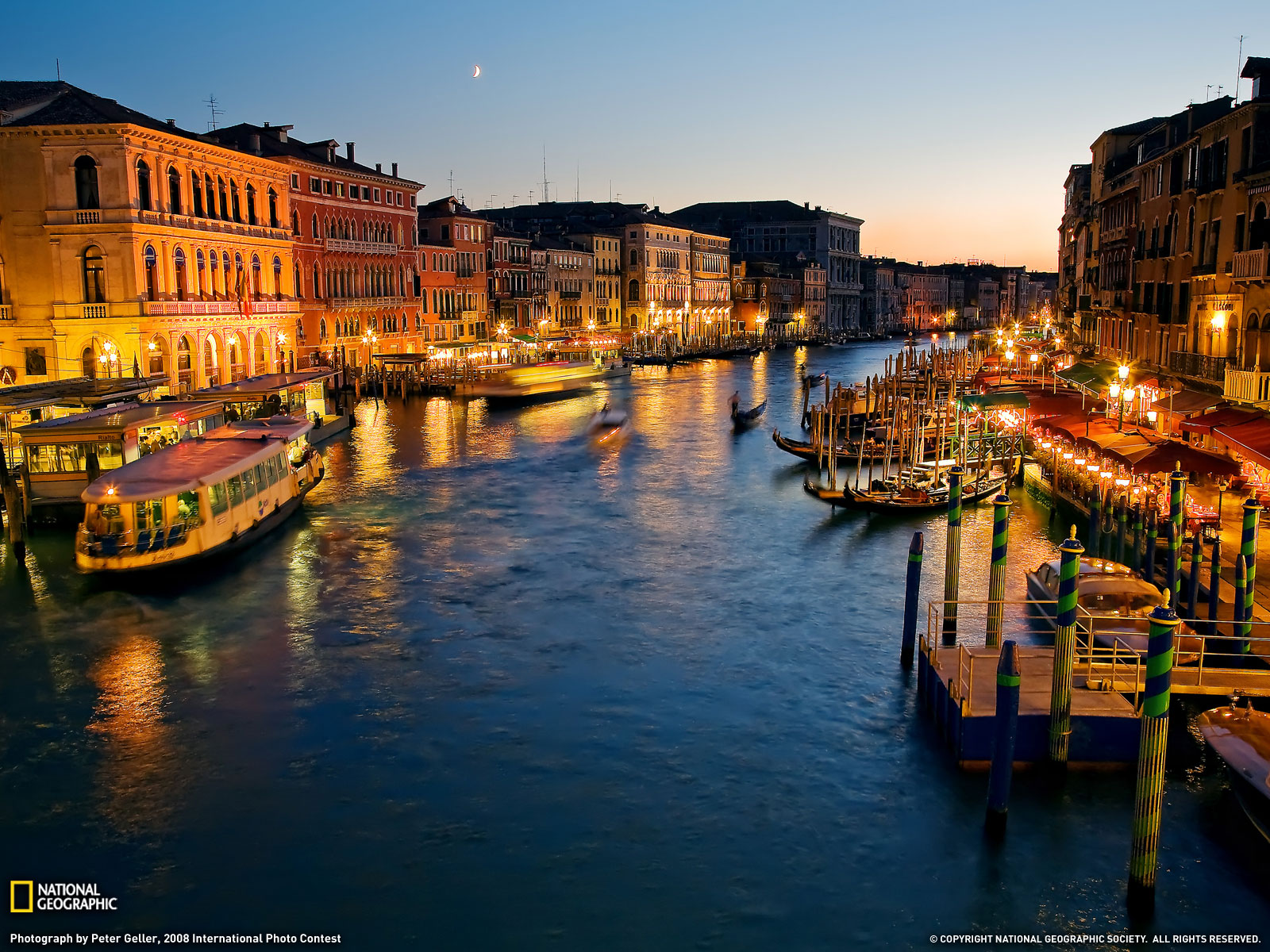 fond d'écran venecia,plan d'eau,voie navigable,transport par eau,canal,ciel