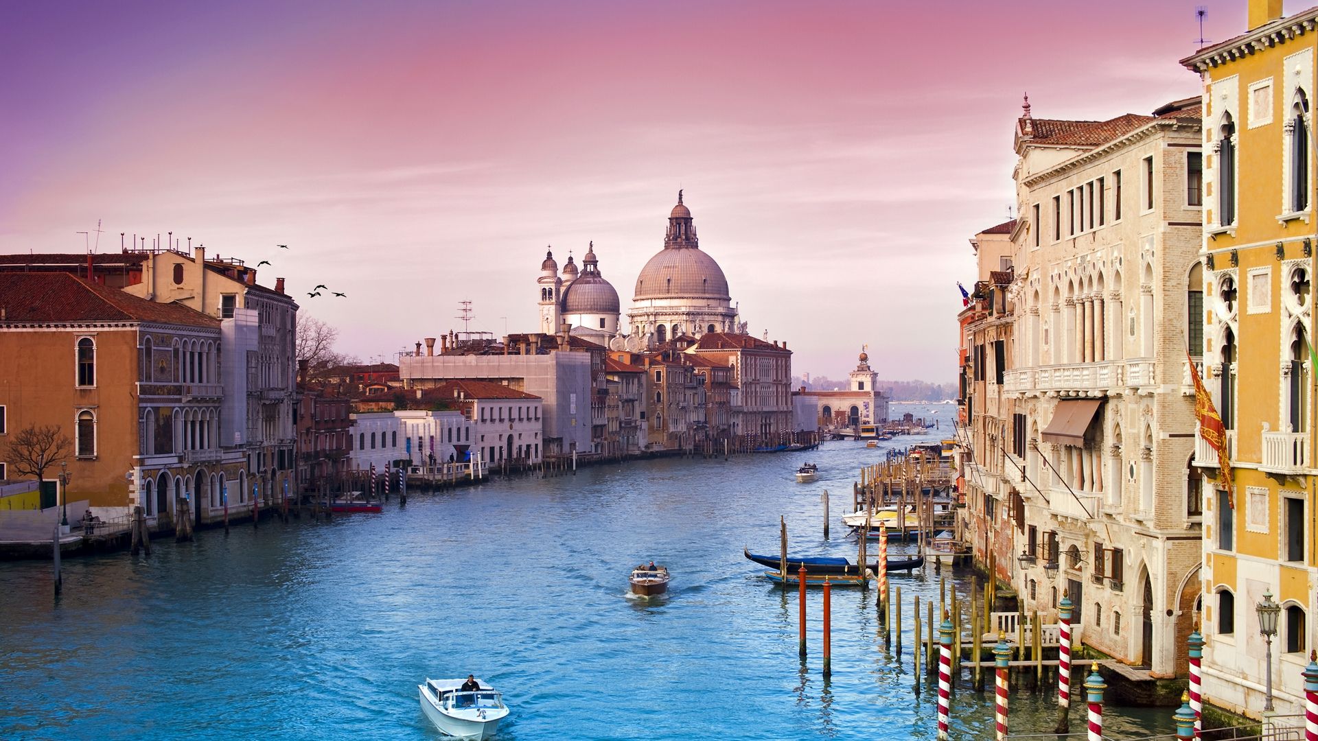 fond d'écran venecia,voie navigable,plan d'eau,canal,gondole,bateau