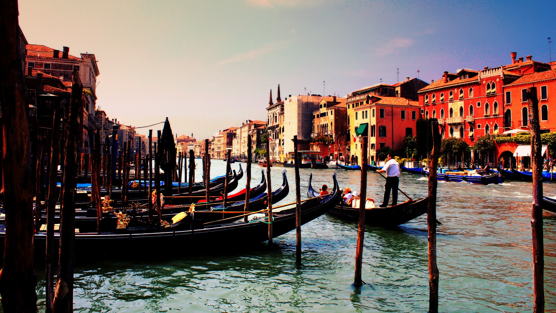 fond d'écran venise italie,gondole,transport par eau,voie navigable,bateau,canal