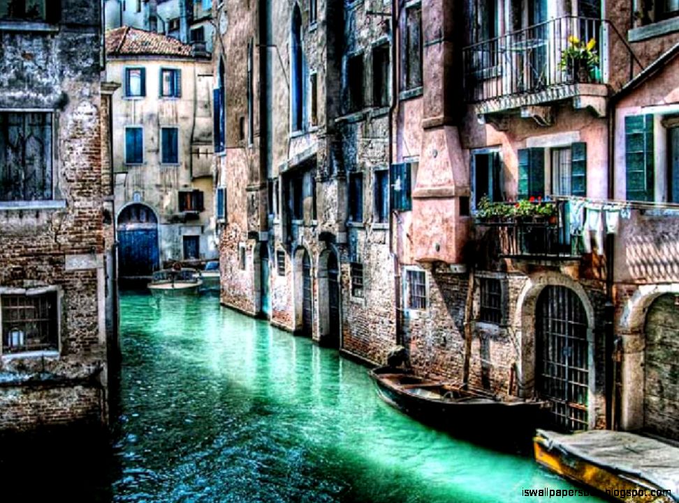 venedig wallpaper,canal,camino acuático,cuerpo de agua,agua,pueblo