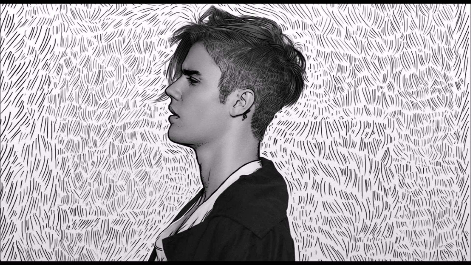 justin bieber desktop wallpaper,hair,photograph,white,black and white,monochrome