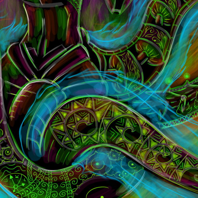 octopus iphone wallpaper,fraktale kunst,psychedelische kunst,kunst,muster,moderne kunst