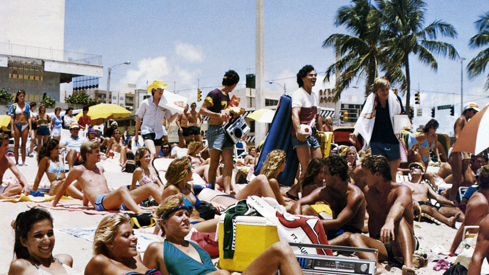 fond d'écran de vacances de printemps,les gens sur la plage,foule,vacances de printemps,un événement,été