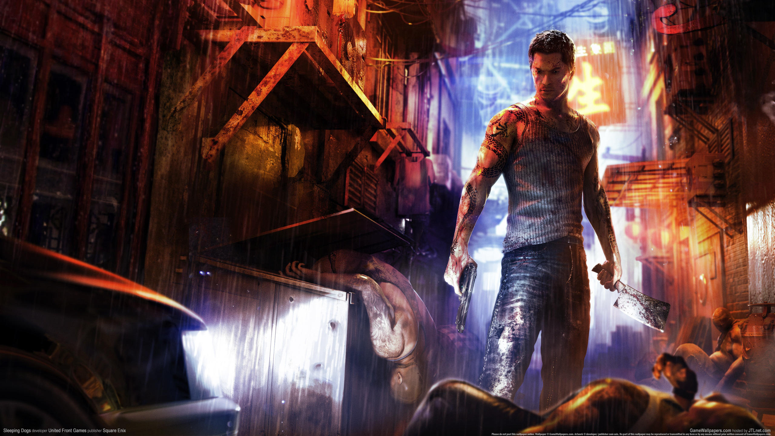 sleeping dogs wallpaper,action adventure game,pc game,adventure game,fictional character,games