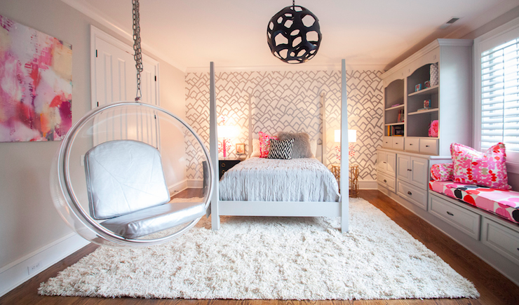 pink and grey bedroom wallpaper,bedroom,room,furniture,interior design,property
