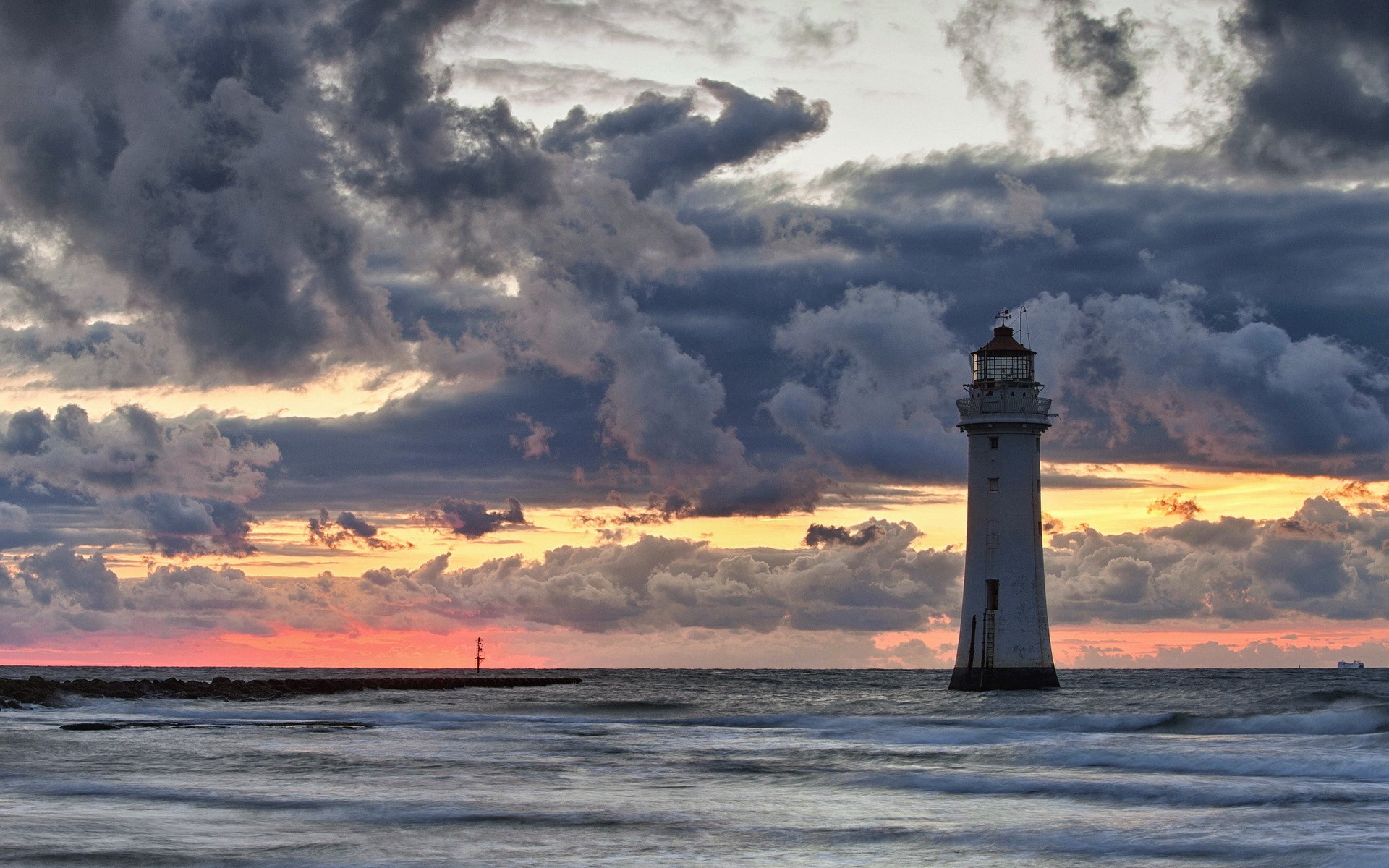 mon papier peint maison,ciel,phare,mer,nuage,la tour