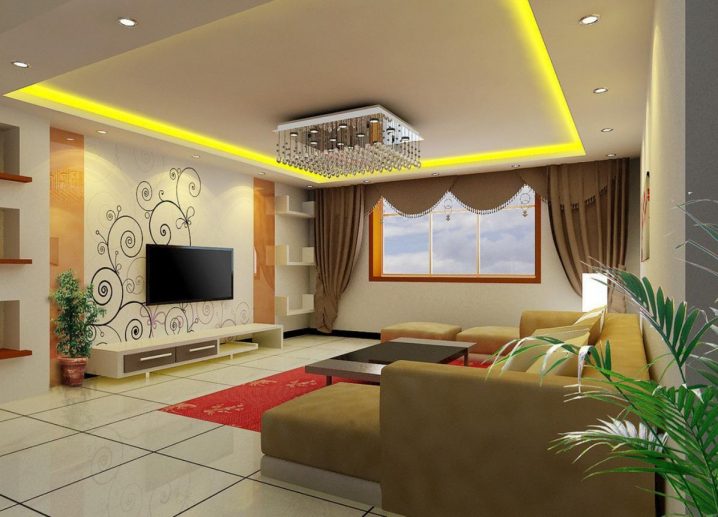 red wallpaper designs for living room,living room,interior design,room,ceiling,property
