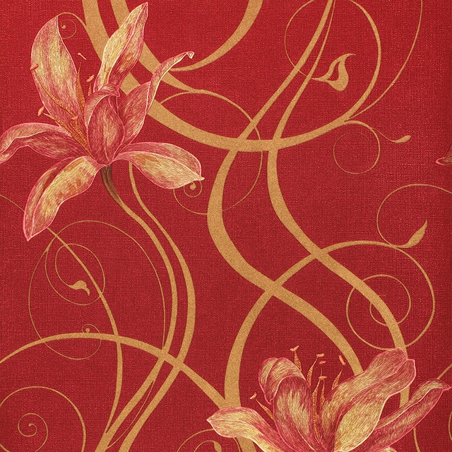 red wallpaper designs for living room,flower,botany,plant,pattern,wallpaper