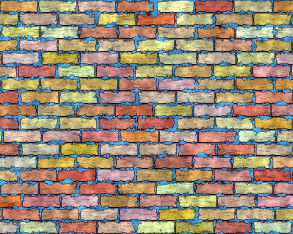 컬러 벽돌 벽지,벽돌 세공,벽돌,벽,선,무늬