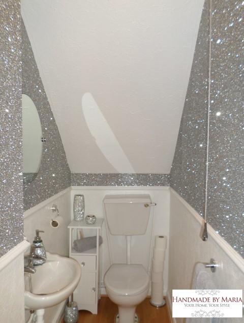 glitter bathroom wallpaper,bathroom,toilet,property,room,plumbing fixture