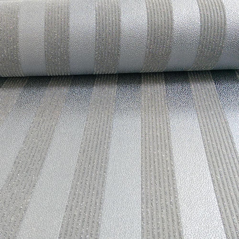 Silver Grey Wallpaper Stripe WallpaperUse