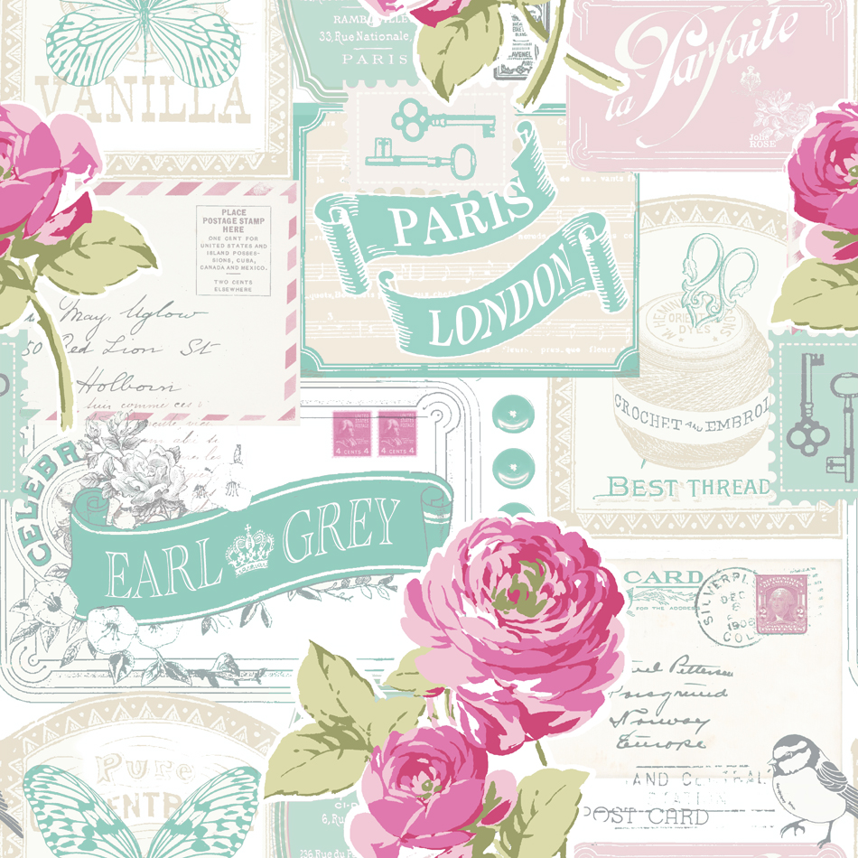 muriva rose wallpaper,pink,text,font,clip art,line