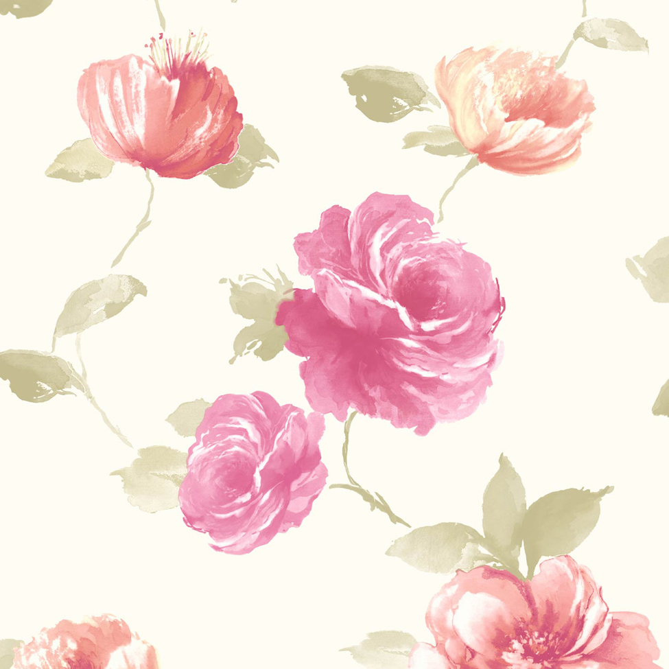 muriva rose wallpaper,pink,flower,petal,plant,pattern (387777