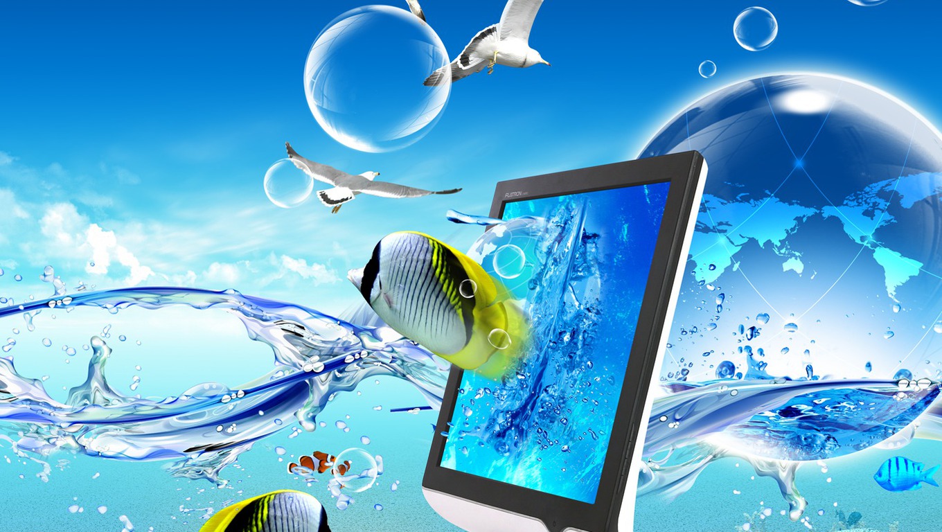 téléchargement de fond d'écran unique,l'eau,biologie marine,la technologie,poisson,poisson