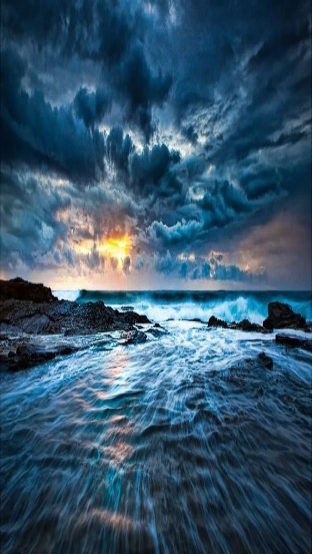 bellissimo sfondo 3d per cellulari,cielo,natura,paesaggio naturale,mare,oceano