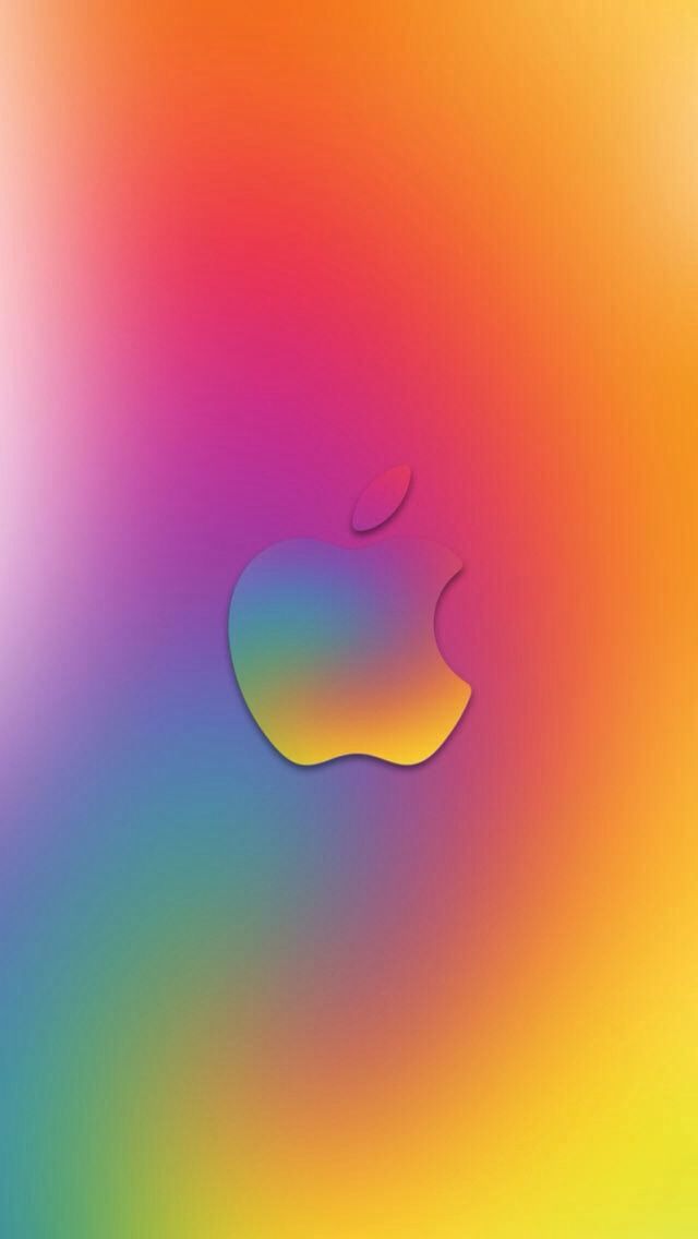 fond d'écran mignon de pomme,ciel,orange,jaune,atmosphère,illustration