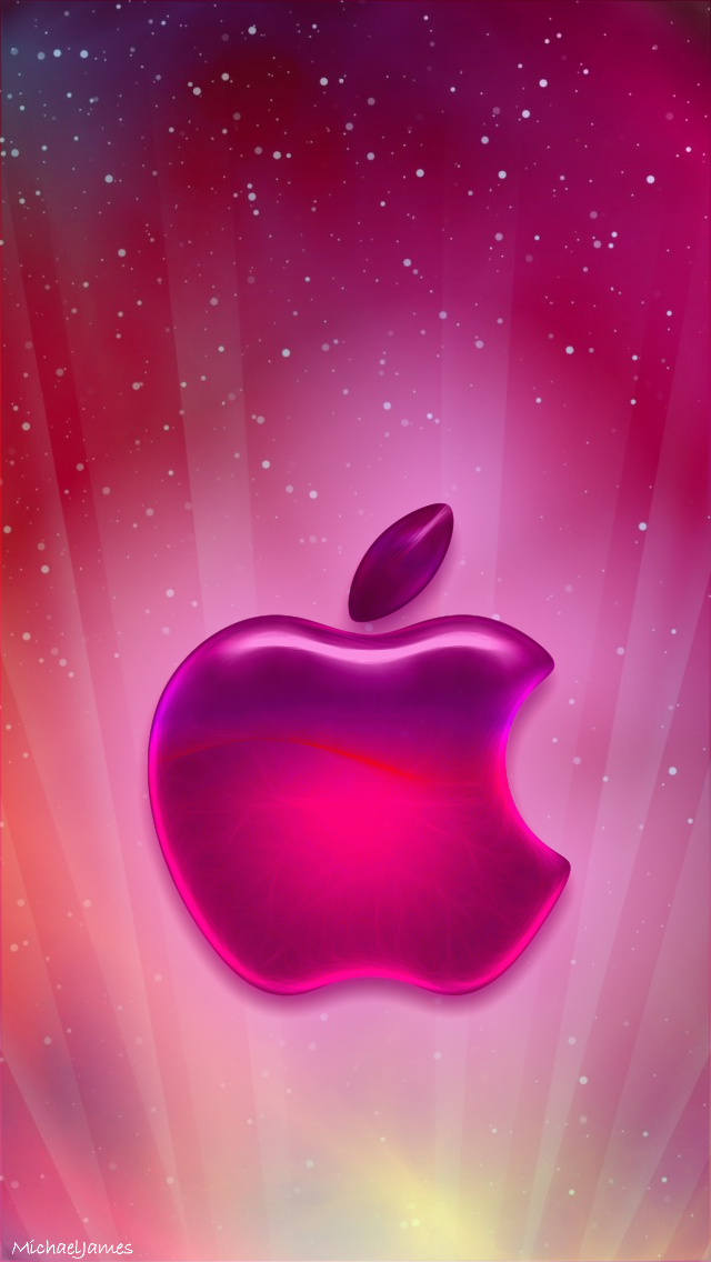 cute apple wallpaper,pink,red,magenta,purple,sky