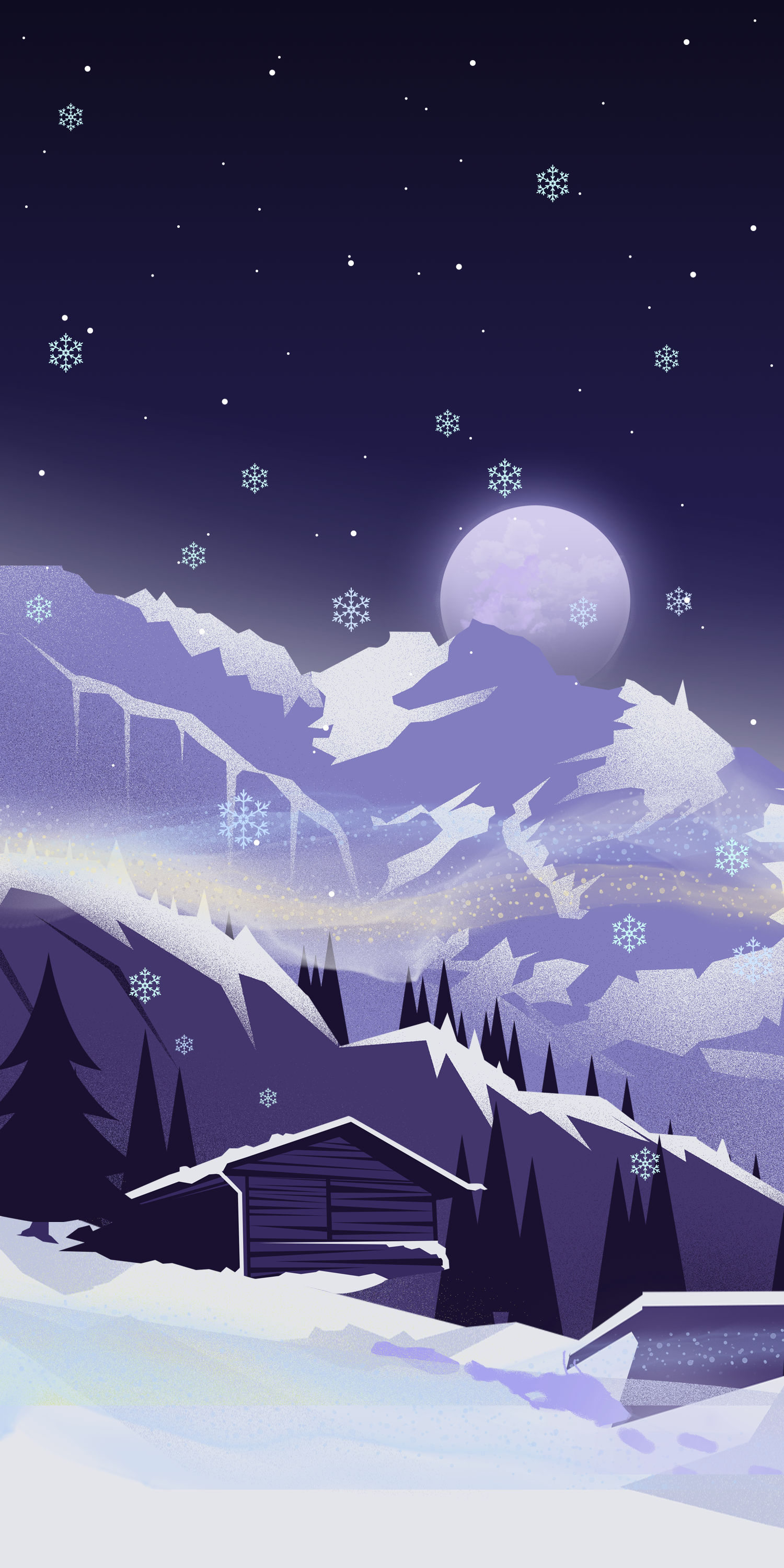 illustration iphone wallpaper,sky,cartoon,illustration,atmosphere,night