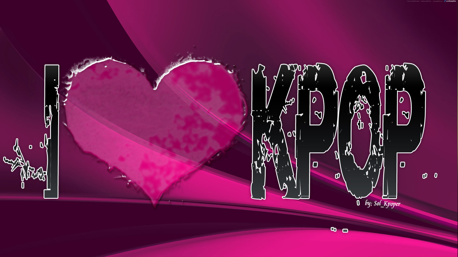 私はkpopの壁紙が大好きです,テキスト,ピンク,心臓,愛,フォント