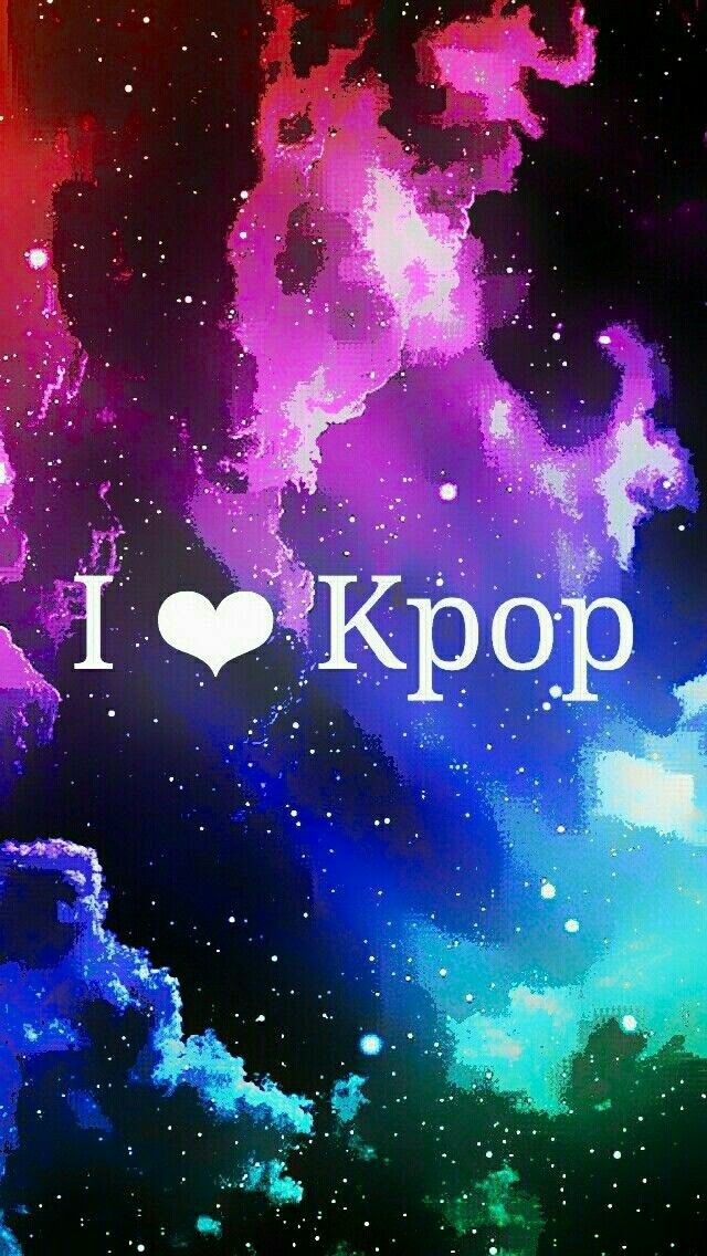 i love kpop wallpaper,sky,purple,text,violet,graphic design