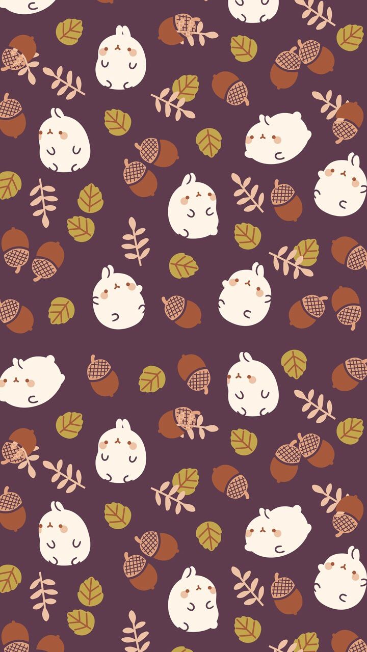 cute fall iphone wallpapers,pattern,brown,orange,design,wildflower