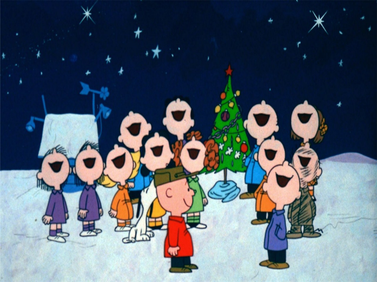 fond d'écran de noël snoopy,dessin animé,dessin animé,animation,illustration,neige