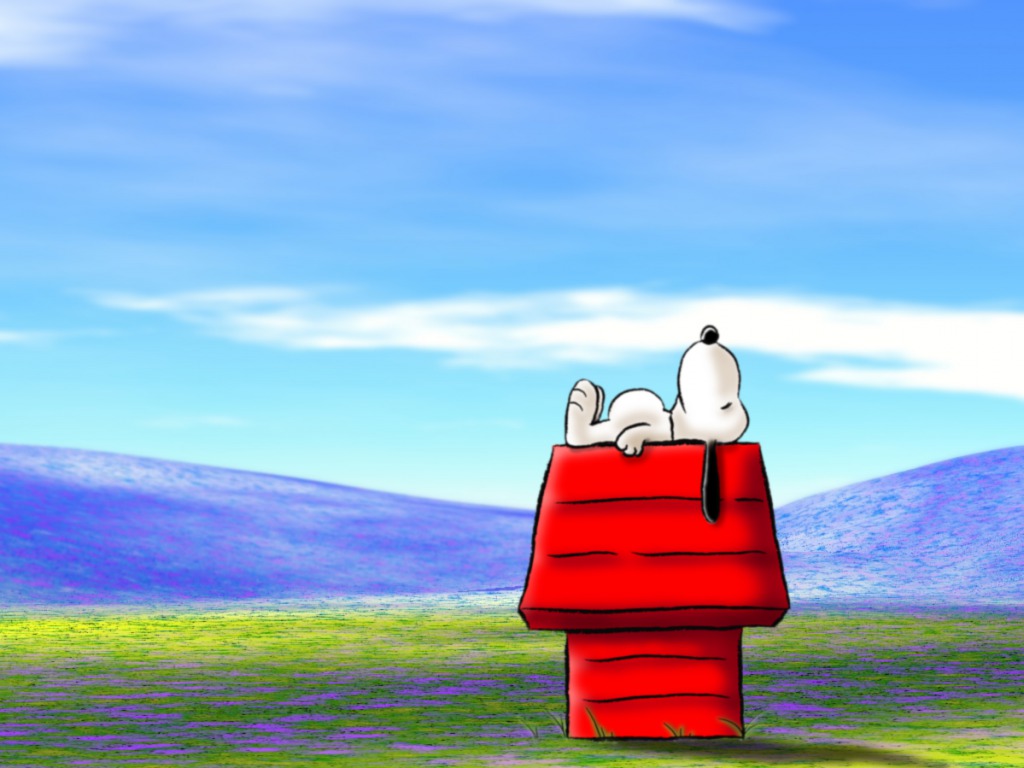 fond d'écran snoopy iphone 6,ciel,rouge,illustration,animation,nuage