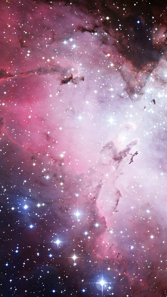 we heart it iphone wallpaper,nebula,outer space,astronomical object,pink,sky