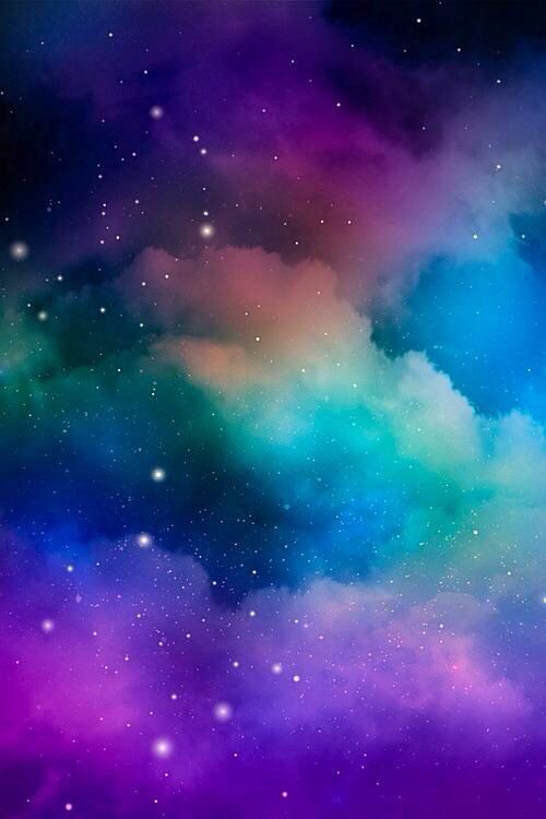 私たちはそれをハートiphoneの壁紙,空,青い,雰囲気,紫の,星雲