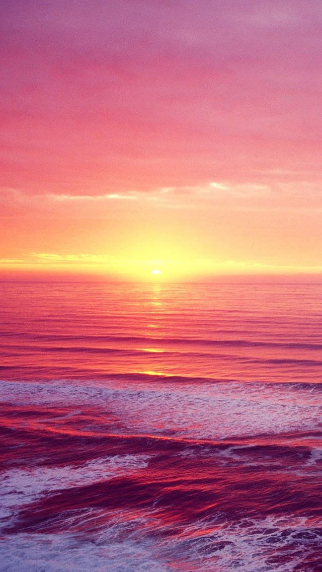 we heart it iphone wallpaper,sky,horizon,red sky at morning,afterglow,sunrise