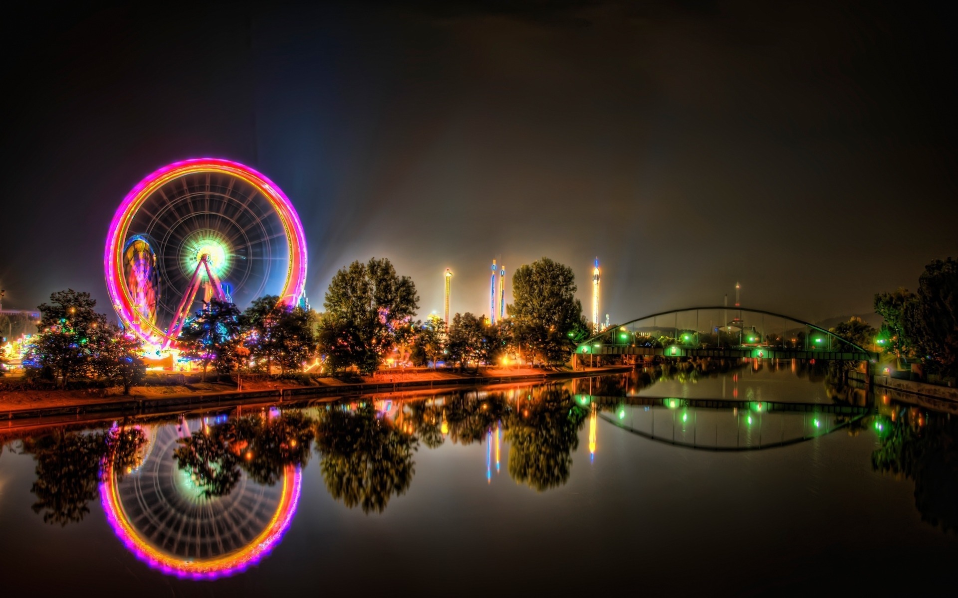 new latest wallpaper download,reflection,night,nature,light,sky