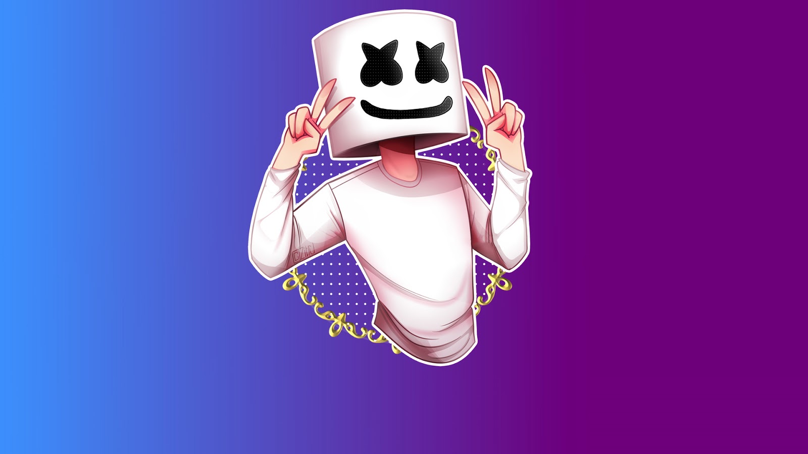 marshmello dj fond d'écran hd,dessin animé,violet,violet,dessin animé,animation