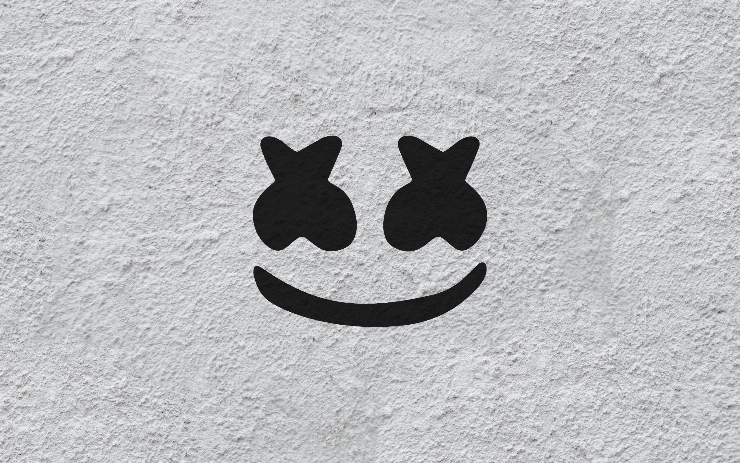 marshmello dj wallpaper hd,lächeln,schriftart,schwarz und weiß,katze,symbol