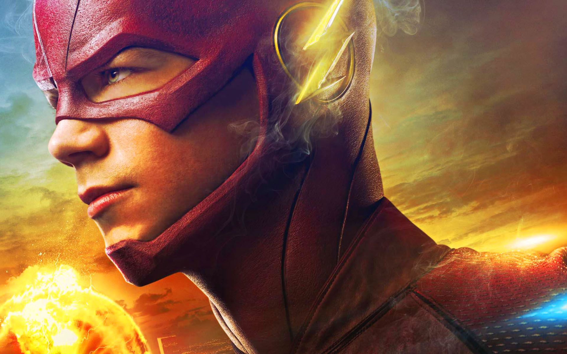 flash desktop wallpaper,cg artwork,superhero,fictional character,flash,justice league
