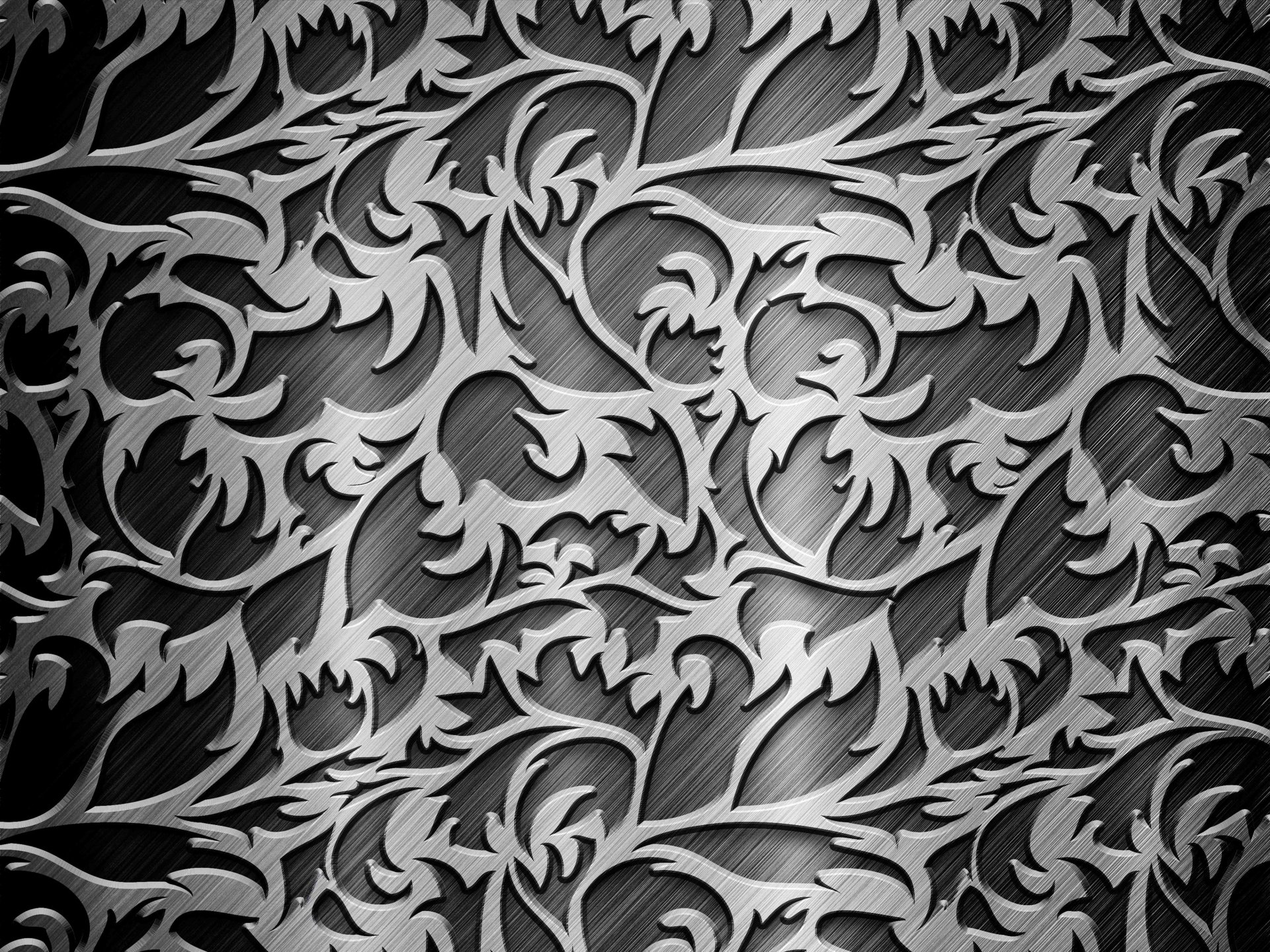 シルバー柄の壁紙,パターン,黒と白,設計,葉,モノクローム