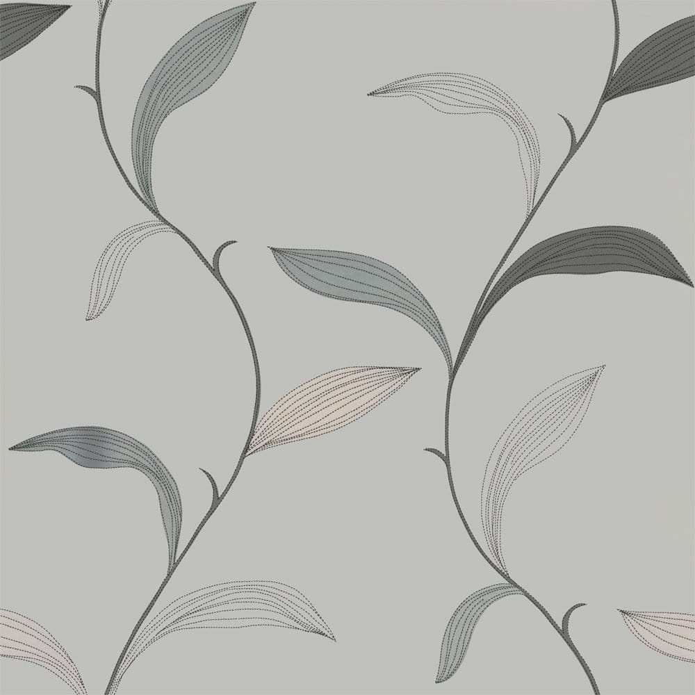 grey cream wallpaper,leaf,pattern,wallpaper,botany,black and white