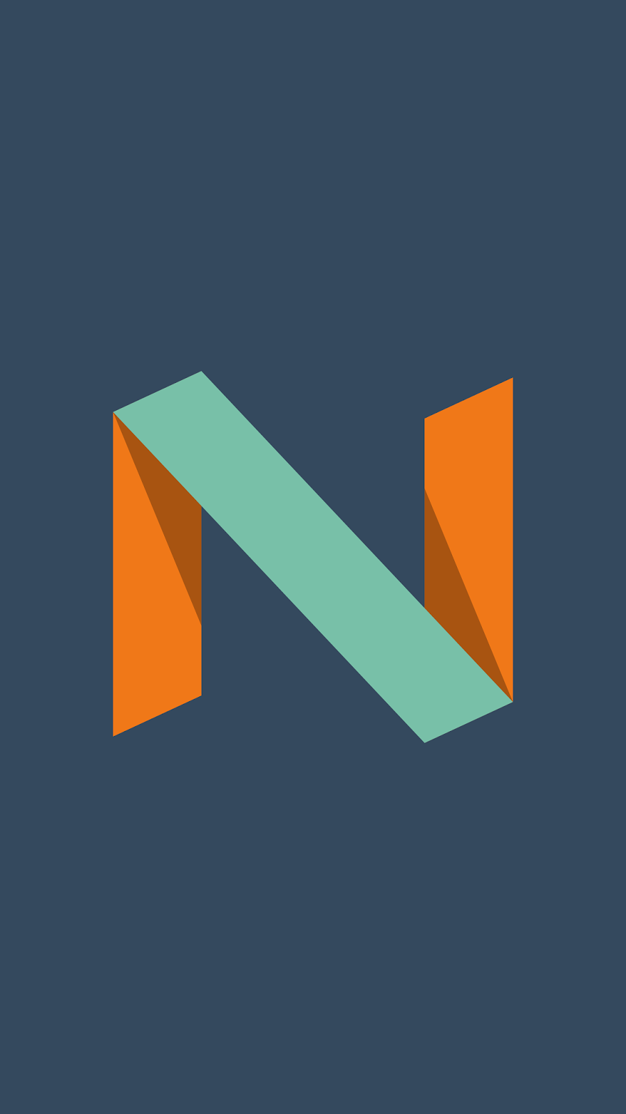 android n stock wallpaper,blue,font,logo,orange,line