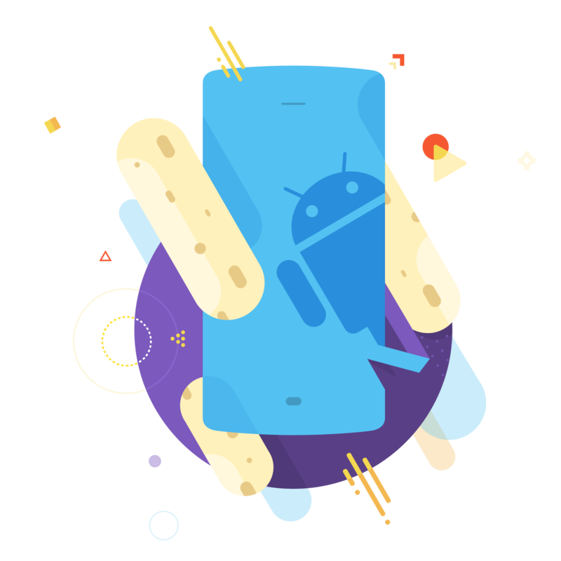 android 7.0 nougat wallpaper,blau,karikatur,illustration,schriftart,grafikdesign