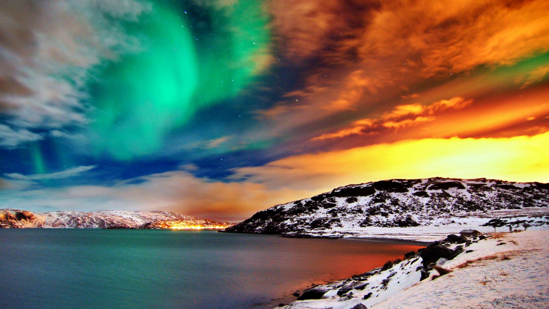 fond d'écran norvégien,ciel,la nature,paysage naturel,nuage,rive