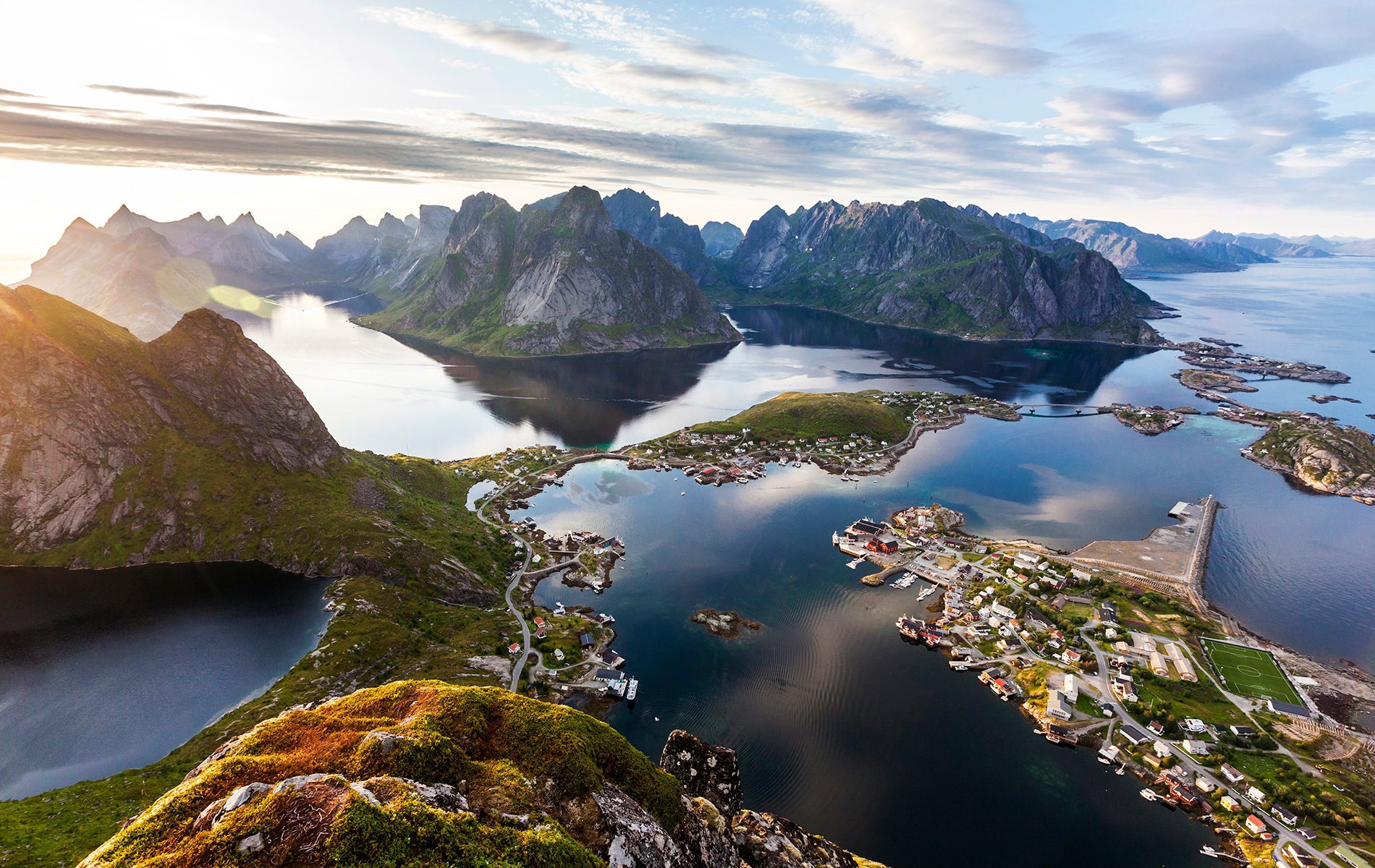 norwegen wallpaper,natural landscape,nature,fjord,mountain,mountainous landforms