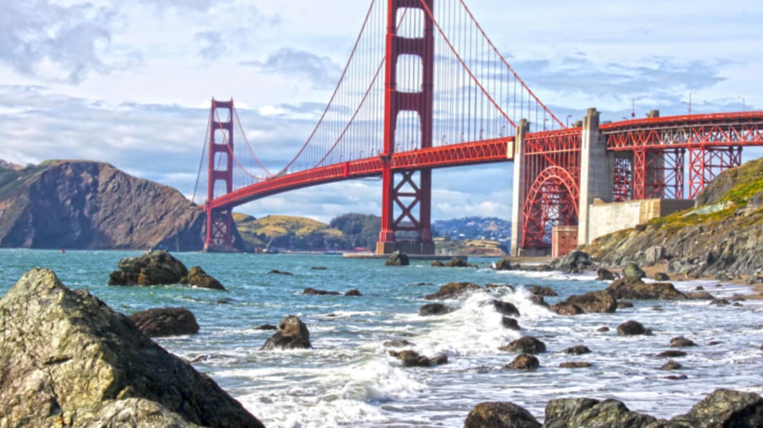 sfondo del desktop di san francisco,ponte,ponte sospeso,acqua,promontorio,mare