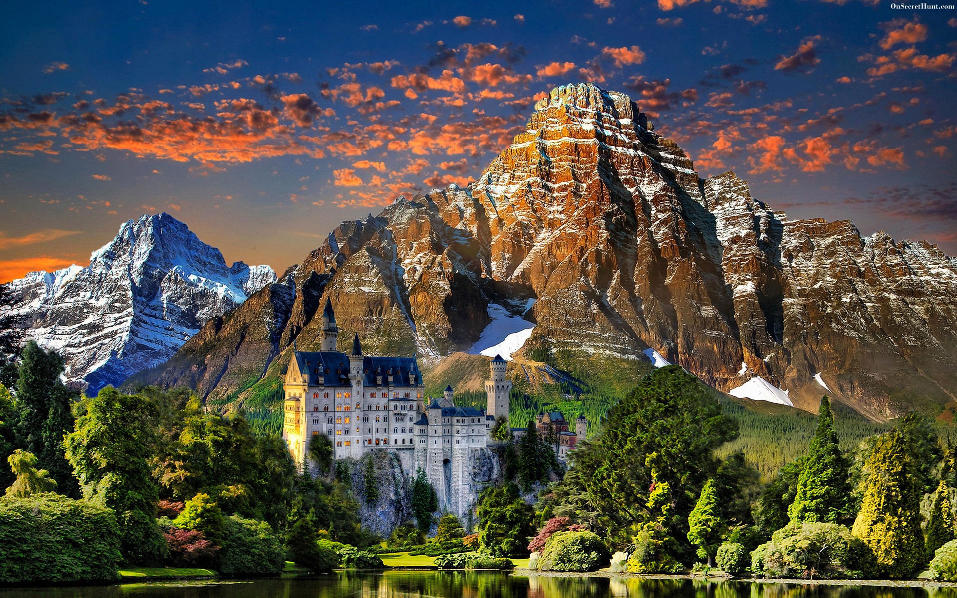 munich wallpaper,natural landscape,mountainous landforms,nature,mountain,mountain range